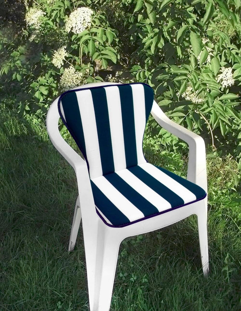 Cuscino Coprisedia con Seduta e Schienale Universali Giardino Bar Ristorante Hotel Blu