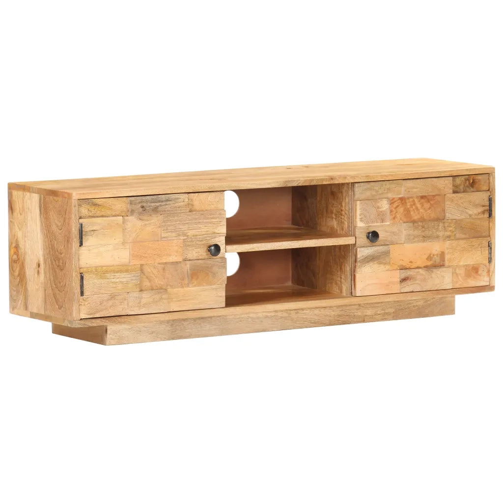 Mobile Porta TV 116x30x35 cm in Legno Massello di Mango 320472
