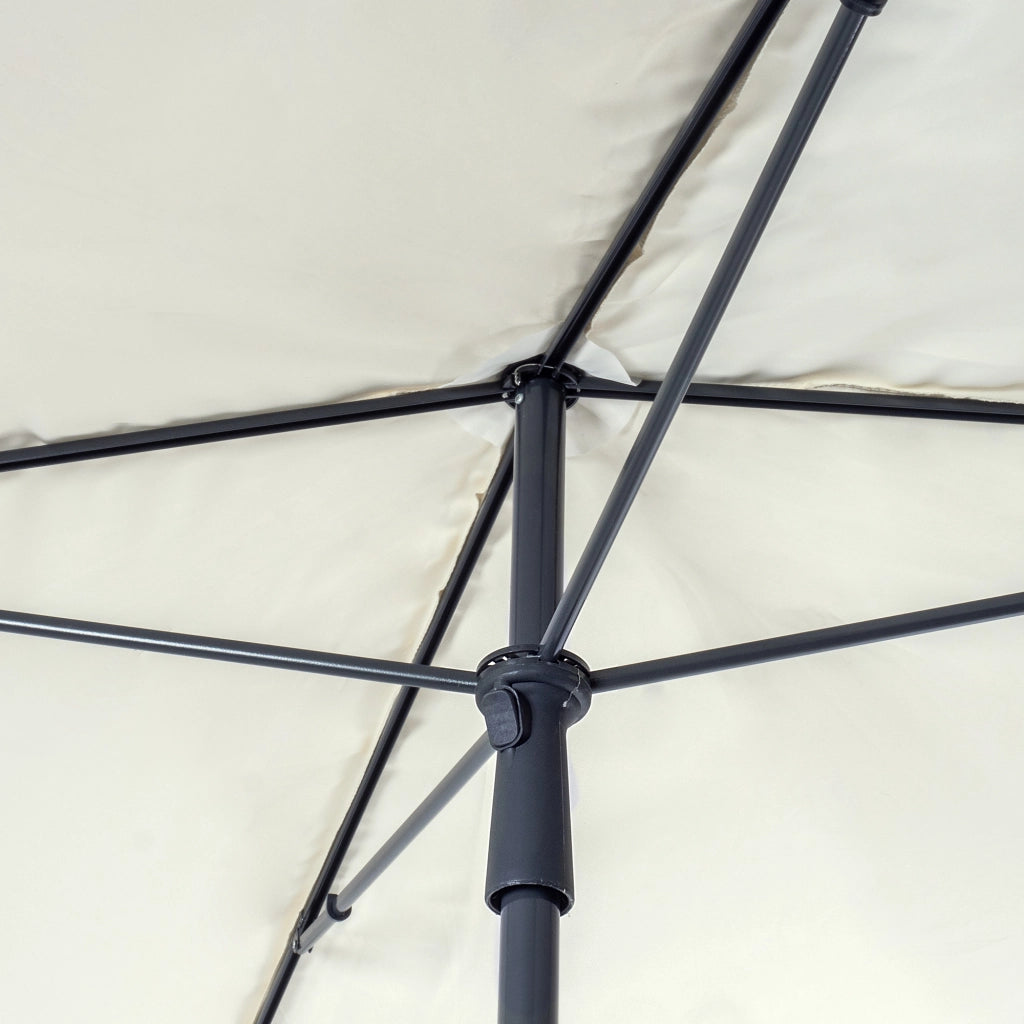 Ombrellone da giardino grande KADAX 210 cm, pieghevole, per balcone, con copertura rettangolare