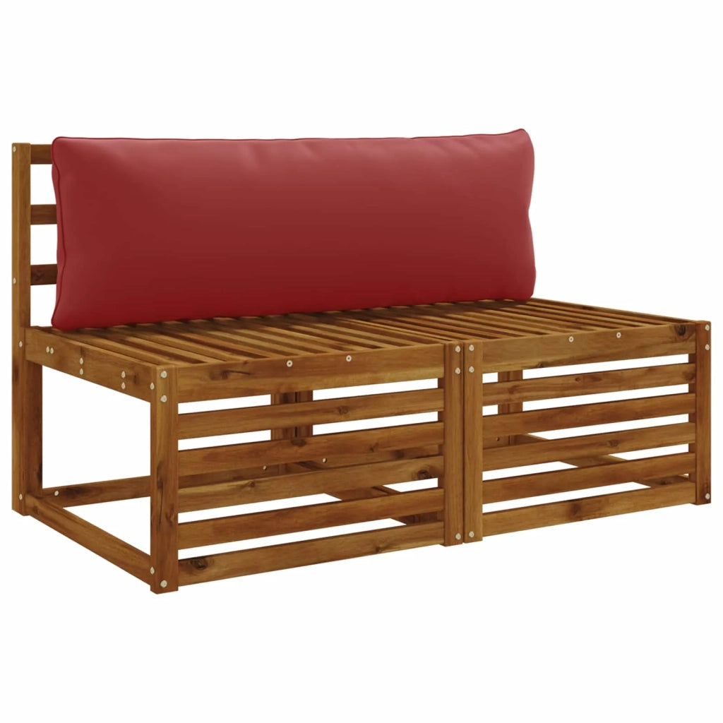 Cuscino per Schiena a 1 Pezzo PUTTEN 100% Poliestere Rosso Vino 947049