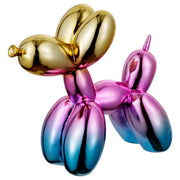 Cane statua Balloon dog multicolor decorazione resina