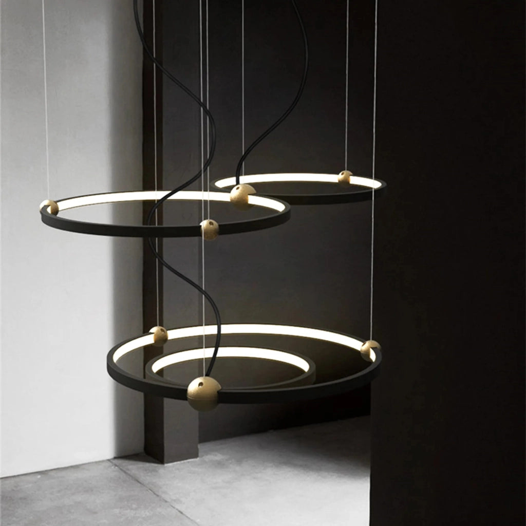 Lampada Black Ring Led + Pilota APP692-30-50