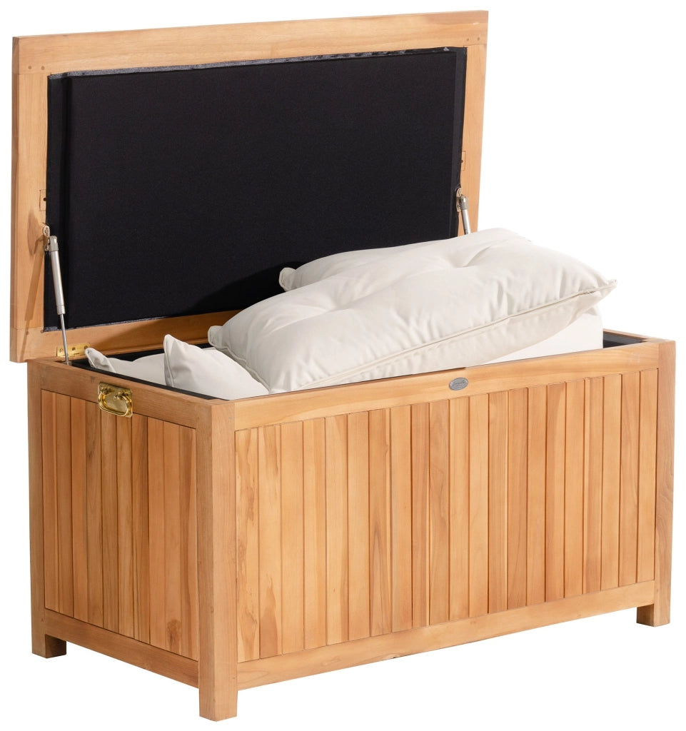 Cassetta da giardino in teak Odessa 120X62X60
