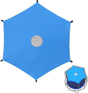 Trampolino con Ombrellone Ø 183 244 305 cm - Copertura Trampolino Resistente ai Raggi UV e Imbottito - Adatto per Trampolini a 6 Stanghe