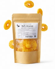 Ananas Tropico - Ananas Seco - Qualità Premium - Snack Tropicale - Ricco di Vitamine - Vegano - 100 g - Consistenza Molle - Frutta Seca