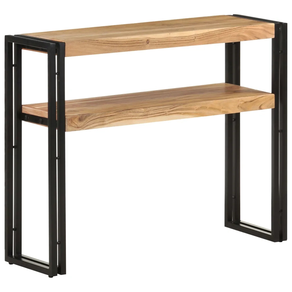 Tavolo Consolle 90x30x75 cm in Legno Massello di Acacia cod mxl 57211