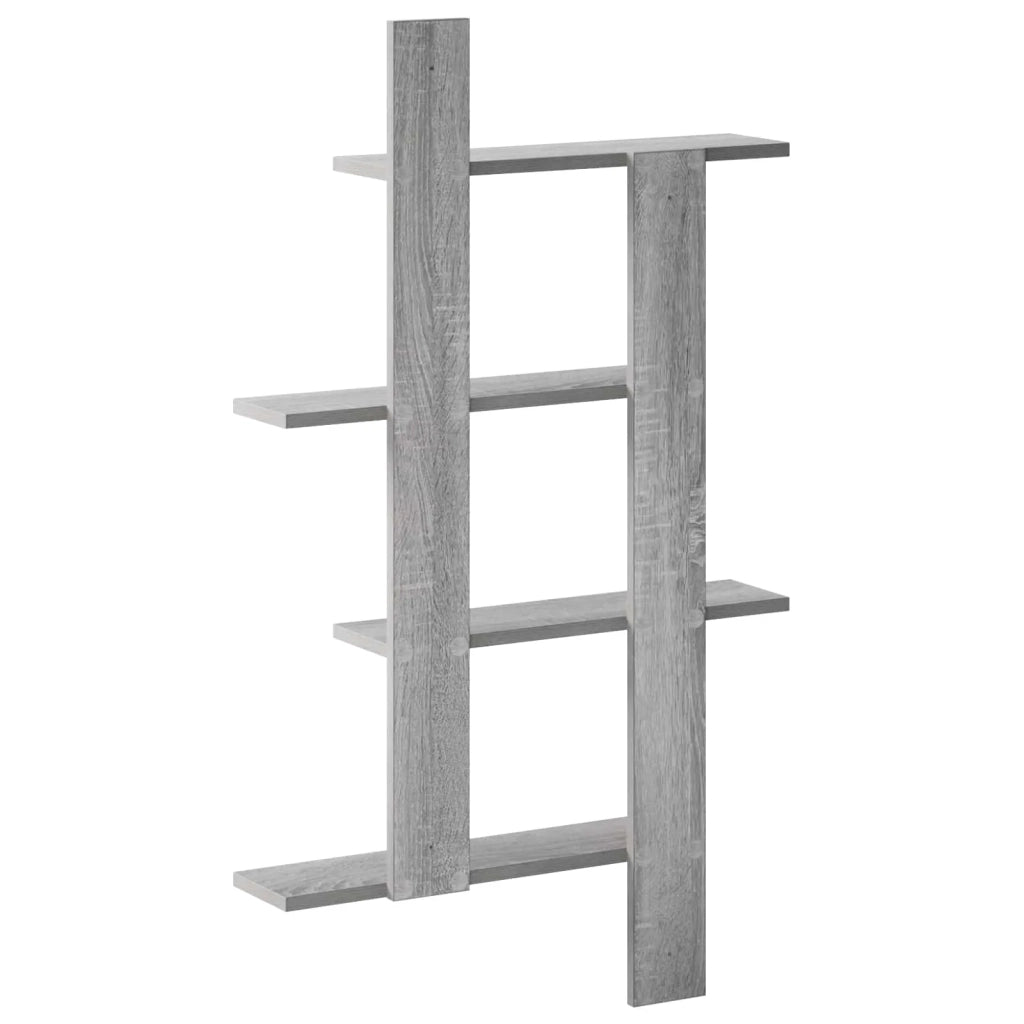 Scaffale da parete Sonoma grigio 61 x 13,5 x 105 cm 8020334