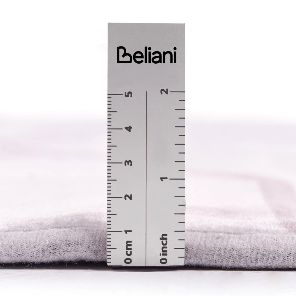 Tappeto beige chiaro in tessuto 160 x 230 cm Motivo geometrico moderno Soggiorno Camera da letto Per riscaldamento a pavimento Fondo antiscivolo