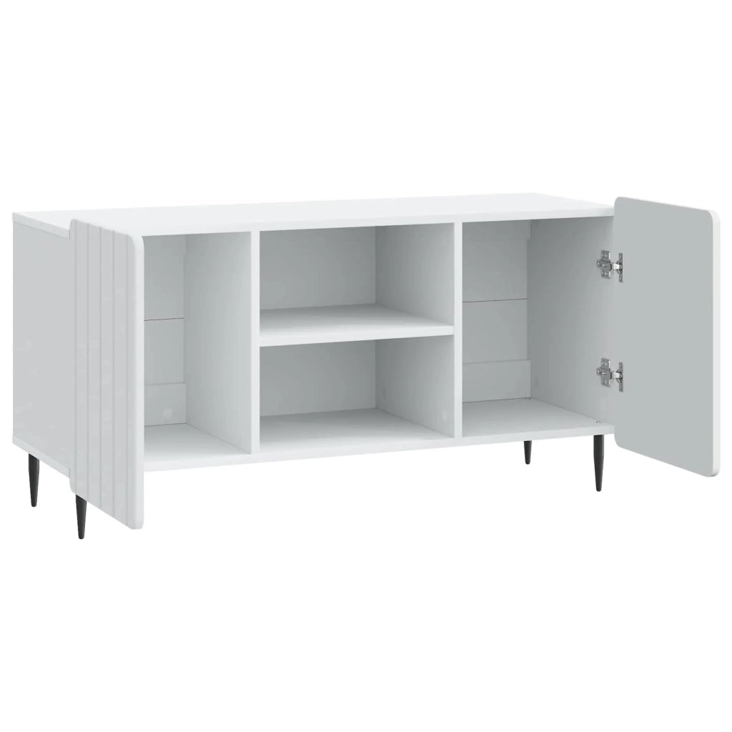 Mobile TV Bianco 102 x 34,5 x 52 cm Legno ingegnerizzato 894465