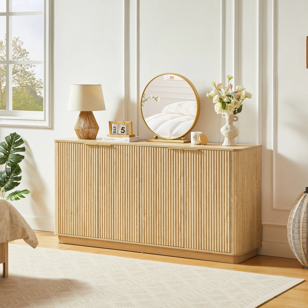 Credenza Sideboard Legno ¨C Xylo ¨C Rovere, 160x80x40 cm