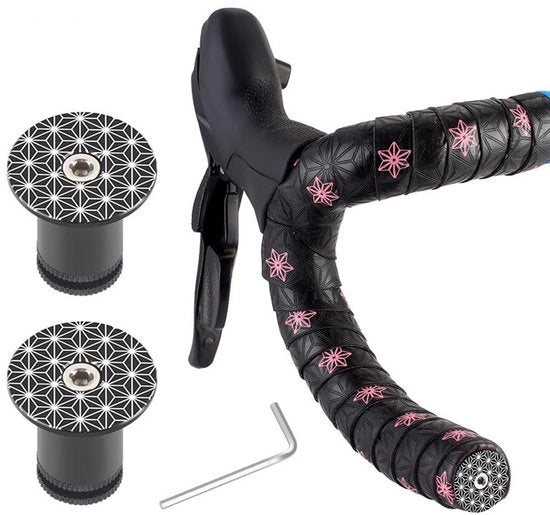 Regolatori di sterzo in alluminio - Manubrio - Steli di sterzo - Cavo - 2 pezzi - Adatto per sterzo 15 mm - 22,5 mm