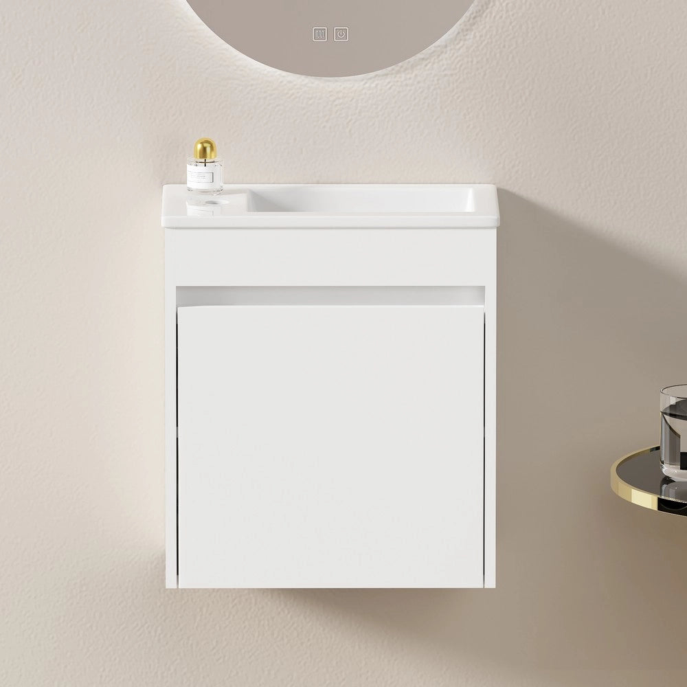 Armadietto da Bagno ¨C Xylo ¨C Bianco, 46 cm, 1 Anta, Salvaspazio