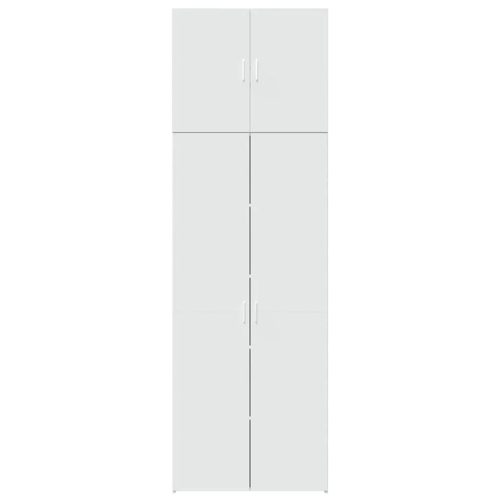 Credenza buffet cassettiera mobile contenitore organizer cucina soggiorno soggiorno alto 80 x 42,5 x 249 cm derivati ​​del legno bianco 02_0032776