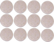 96 pezzi di protezione per pavimento in velluto beige per piedi di mobili - 1,8 cm