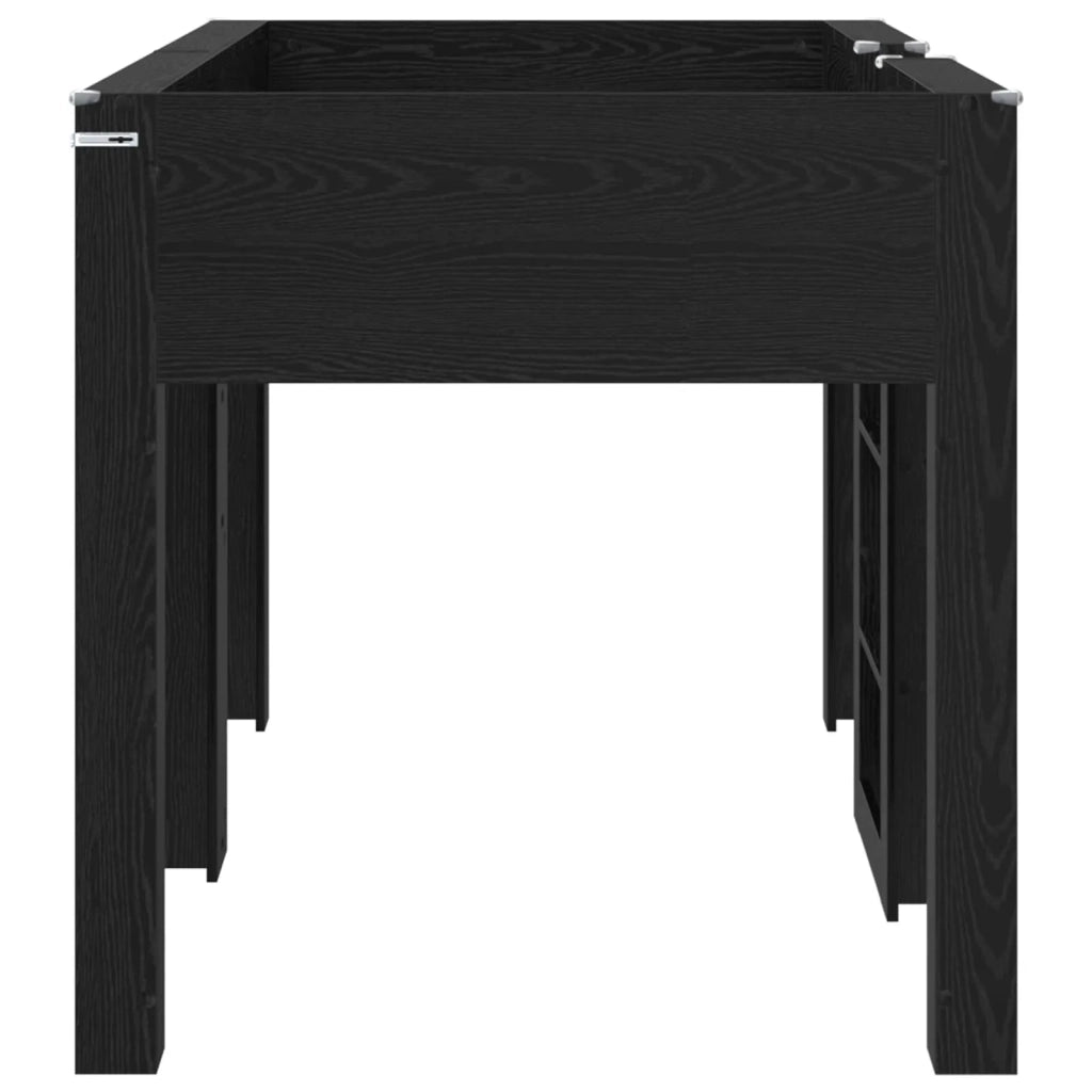 Letto a Castello per Bambini Rovere Nero 100 x 200 cm 3410500