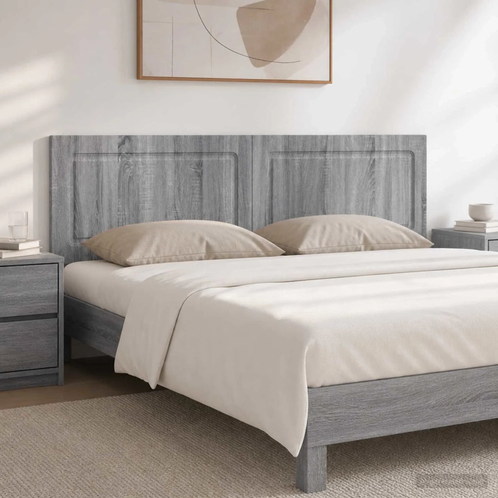 Testiera da Muro UTRECHT Sonoma grigio Legno ingegnerizzato 897821