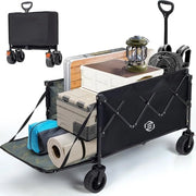 Carrello Bolder - Carrello Opvolutile - Carrello per Spiaggia - Ruote a Rotazione - Multi Posizioni - Carrello per Spiaggia Portatile