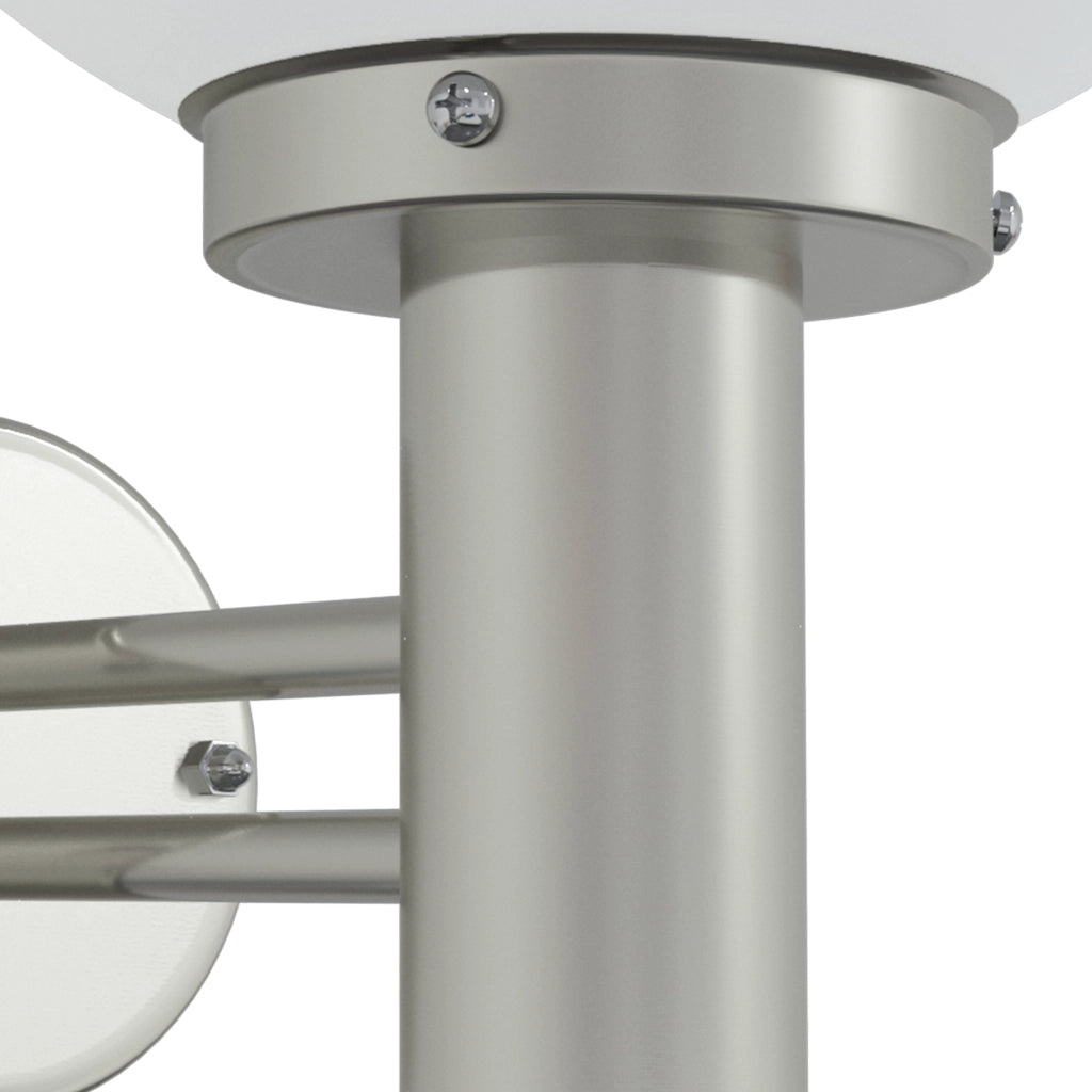 Lampada da parete esterna Argento Acciaio Inossidabile IP44