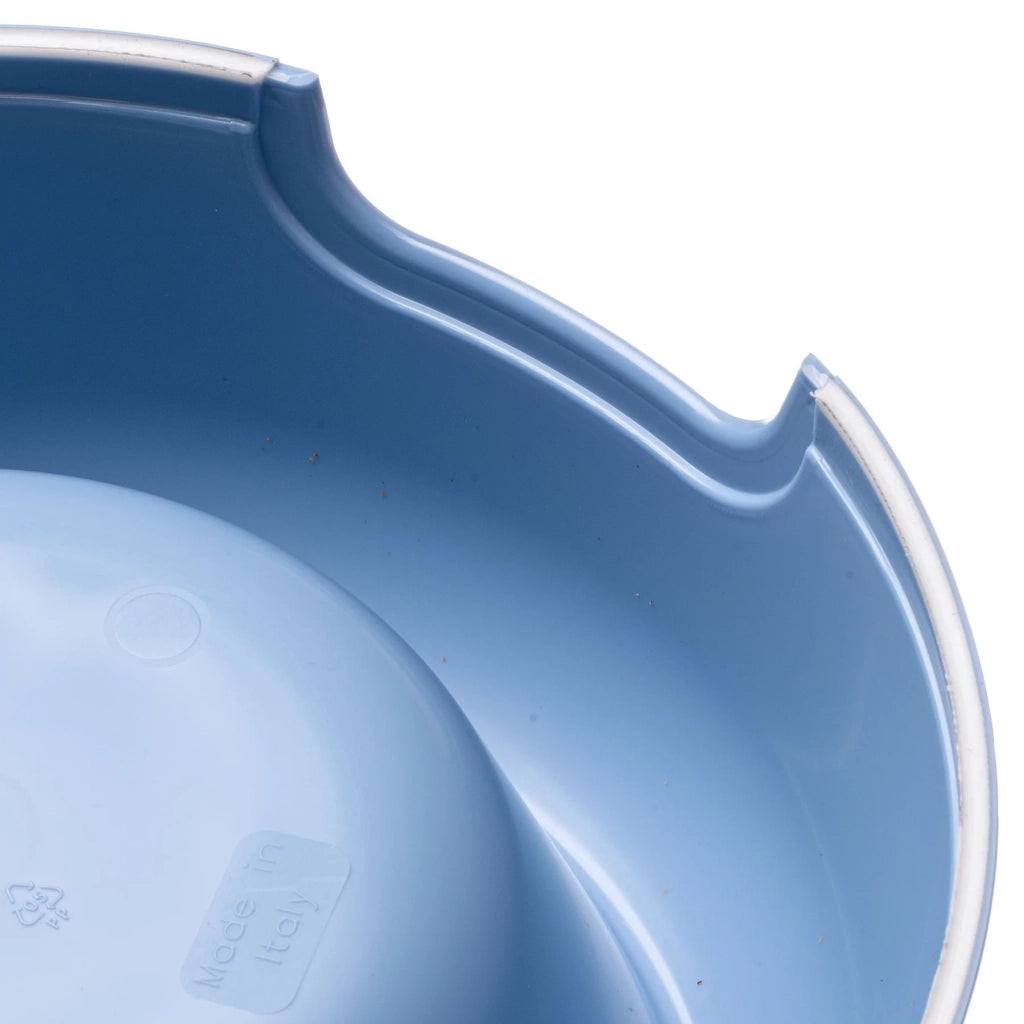 Ciotola per cani e gatti in plastica riciclata 1 litro Ø 23 cm con bordo antiscivolo e maniglie laterali colori assortiti Ferplast
