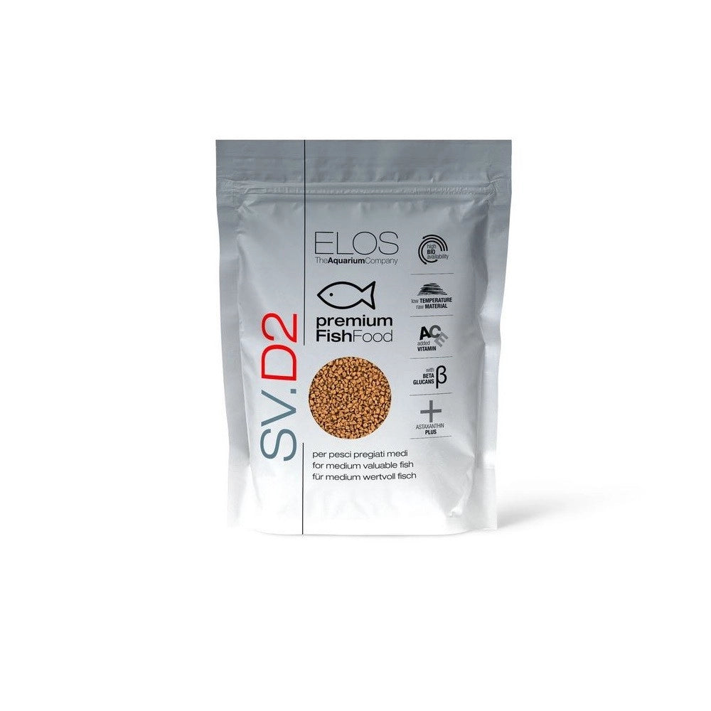 Elos SVD2 - Alimento in Granuli Specifico per Discus e Ciclidi Sud Americani - 100ml peso 40gr