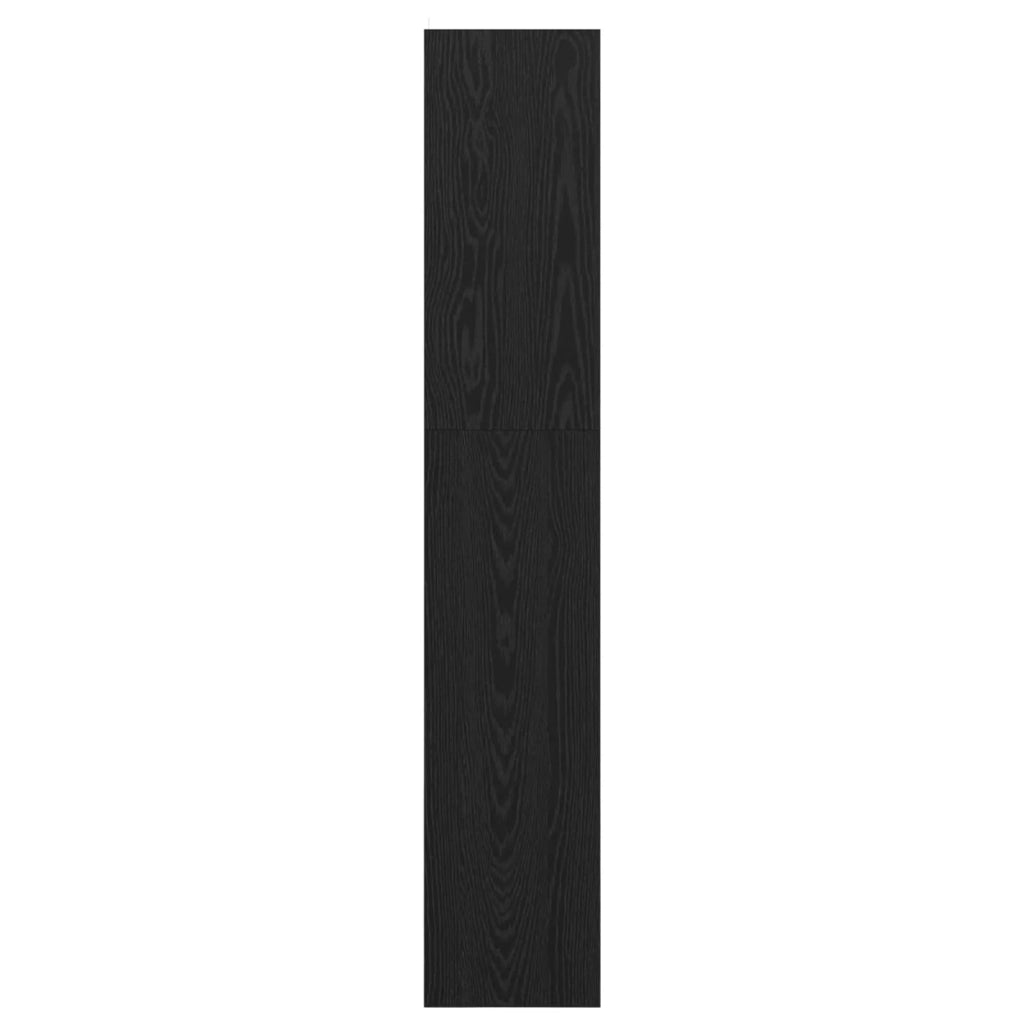 Armadio per Libri Rovere nero 60 x 30 x 166 cm 880461