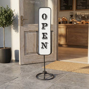 CARTELLO IN FERRO OPEN/CLOSED LAZARE