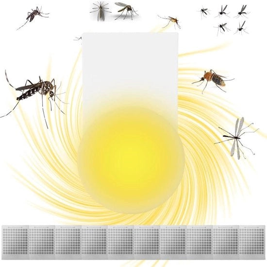 Valo di casa per interni con lampada notturna e repellente insetti - Incl. 10 etichette - Valo insetticida per interni con design da appendere