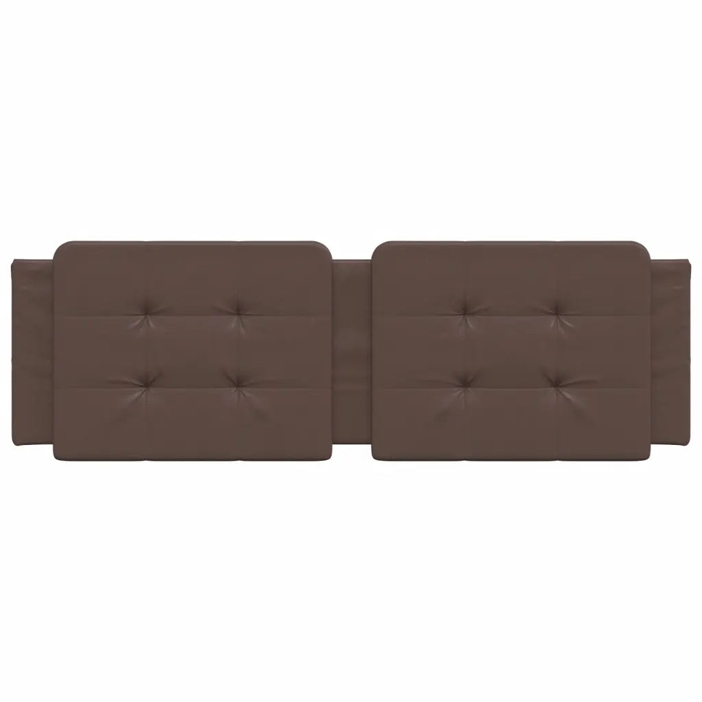 Cuscino Testiera Marrone 160 cm in Similpelle