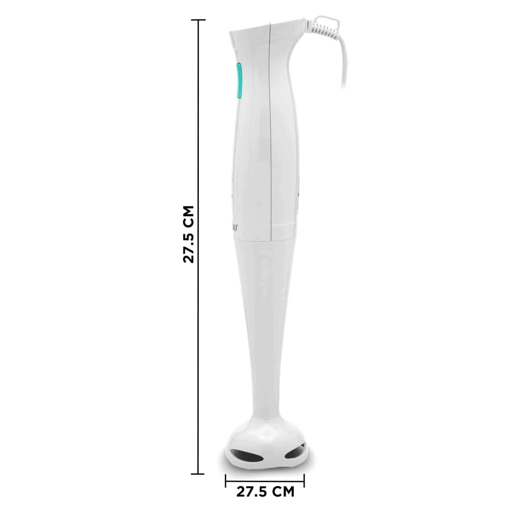 Frullatore a immersione elettrico, lame acciaio inox, corpo plastica piede smontabile 200W, cucina frullati salse - SOGO
