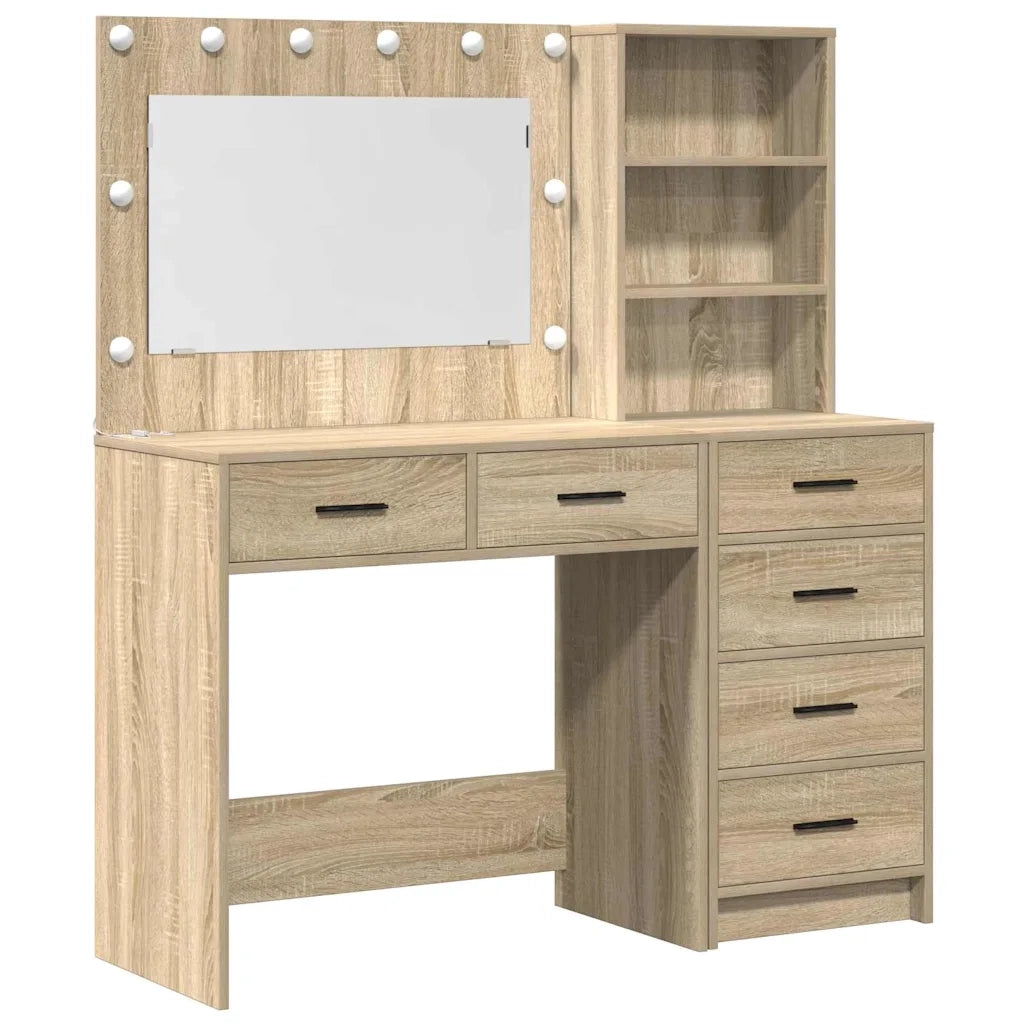 Tavolo da Trucco Marrone 78.5 x 41 x 135 cm Legno multistrato 3334193