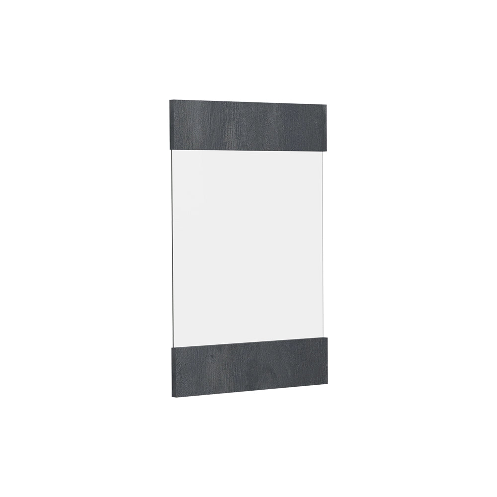 Vicco Frontale cucina Calcestruzzo nero 39.6 x 59 cm frontale del mobile per pensile con vetro