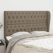 Testiera ad Orecchio Tortora 163x23x118/128 cm in Tessuto 3118302