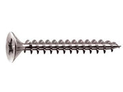 VITI PANEL-VIT TESTA SVASATA PIANA ACCIAIO CHROMITING- - ø mm.4x30 - 500 pezzi MUSTAD