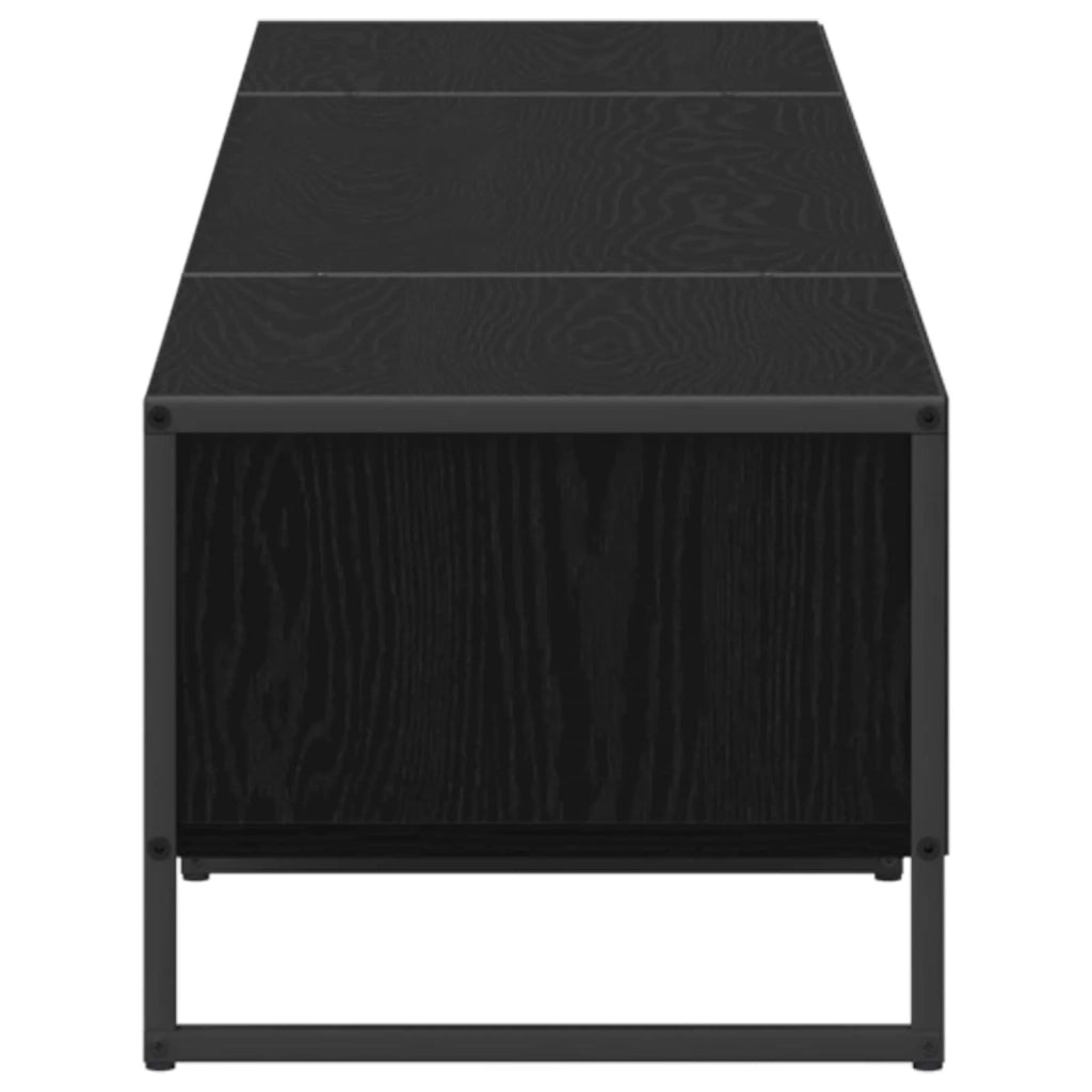 Mobile TV Rovere Nero 170,5 x 36 x 30,5 cm Legno multistrato