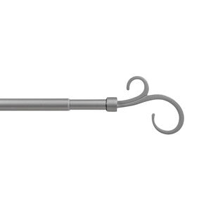BASTONE METALLO D 19/16 120/210CM PASTORALE GRIGIO- 6,0 pz