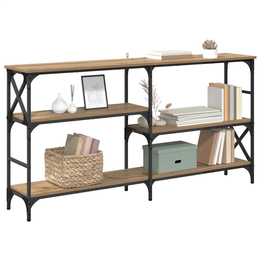 Tavolo Consolle | Tavolo d'Ingresso Rovere artigianale 150 x 29 x 76,5 cm
