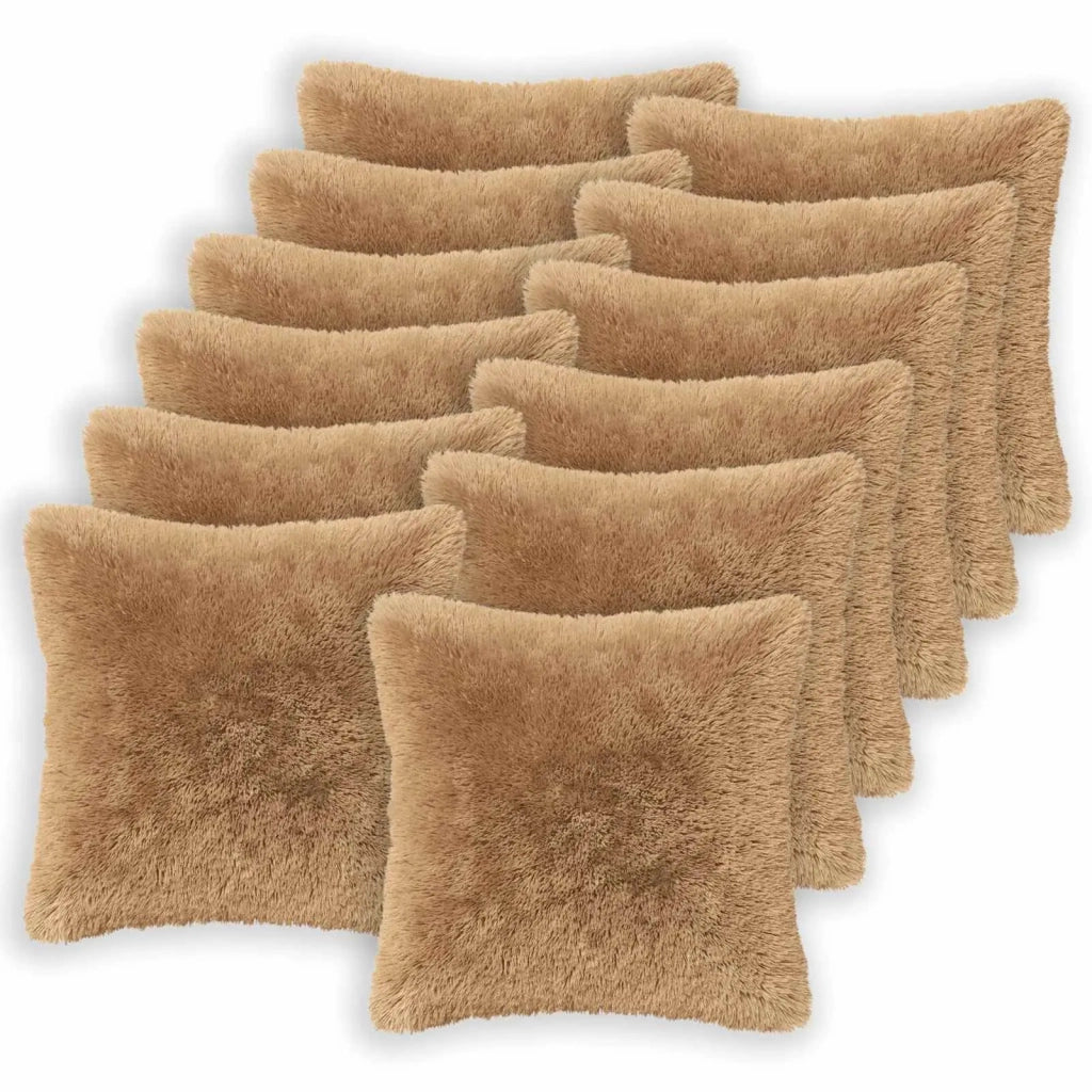 Cuscino con cuscino HEERLEN 6 pz Tortora Fleece PV 924812
