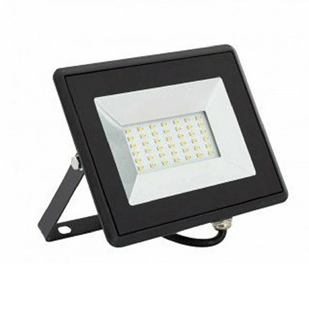 Trade Shop - Faretto Proiettore Da Esterno 50w Nero Ip65 Luce Calda Fredda Naturale -