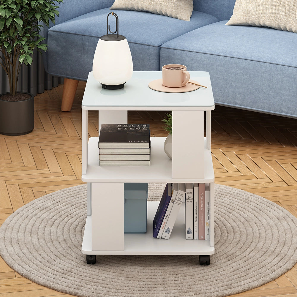 Vicco Tavolino Bianco 50 x 50 cm