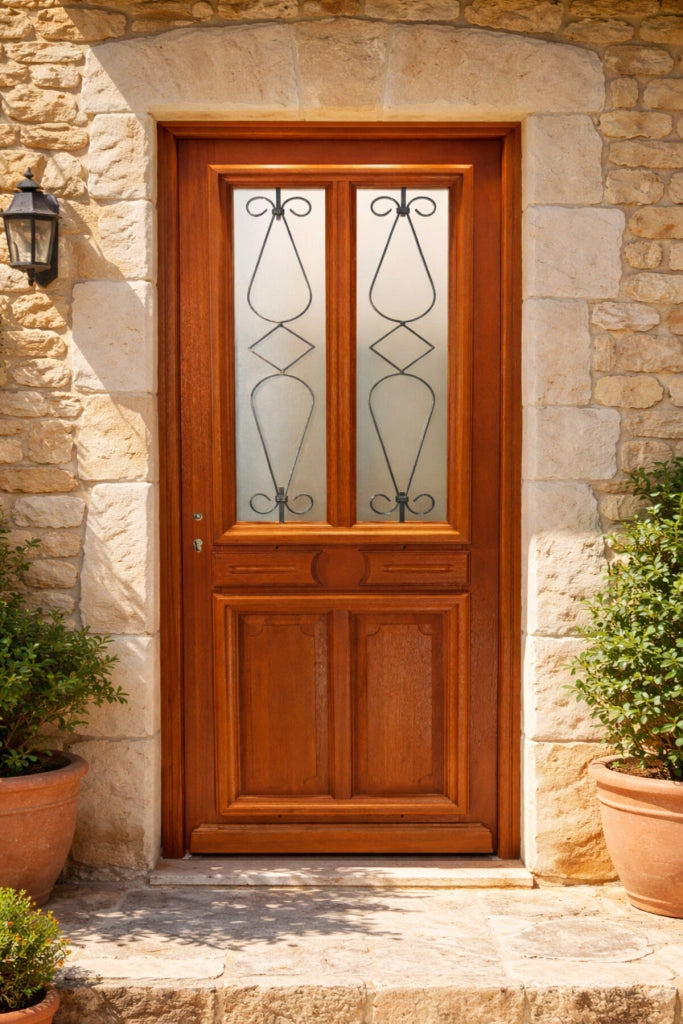Porta d'ingresso Modello 'BAYA' 200X80 Spinta a destra (dimensioni della tavola) senza maniglia