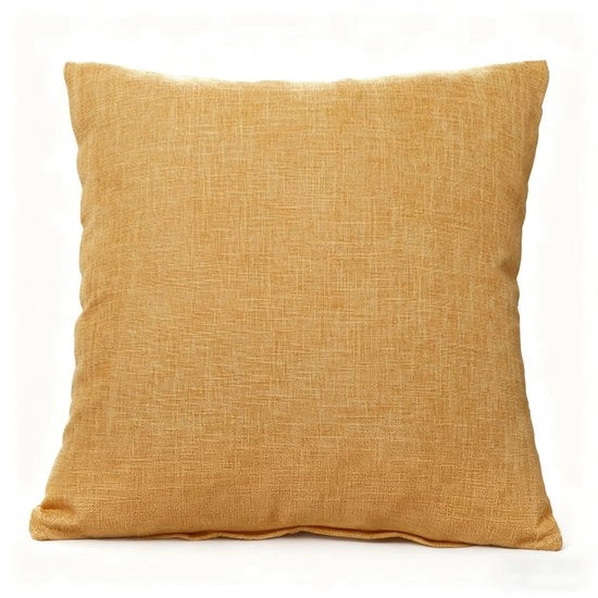 2 copie decorativi cuscini copri - stile rustici di fattoria Boho arredamento di casa - Copri cuscino in lino spesso - copri cuscino quadrato - Con chiusura a righello invisibile - Adatto per divano letto, ufficio (50x50 cm)