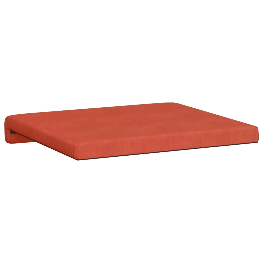 Cuscino per panchina 4 pcs corduroy Rosso Arancio 42043141