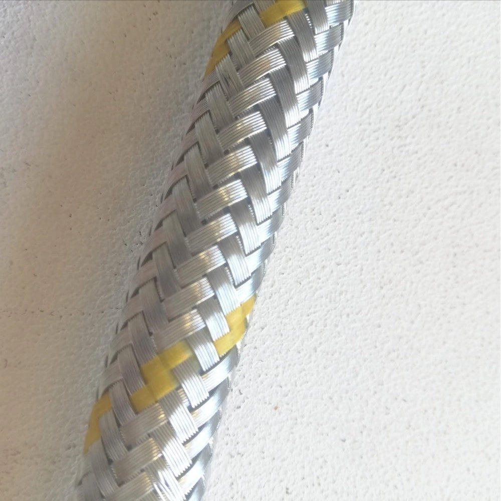 Flessibile gas da 1/2 x 70cm per bombola attacco femmina femmina - 2 guarnizioni incluse