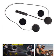 Trade Shop - Interfono Headset Microfono Auricolare Bluetooth Casco Moto Mp3 Bp08 -