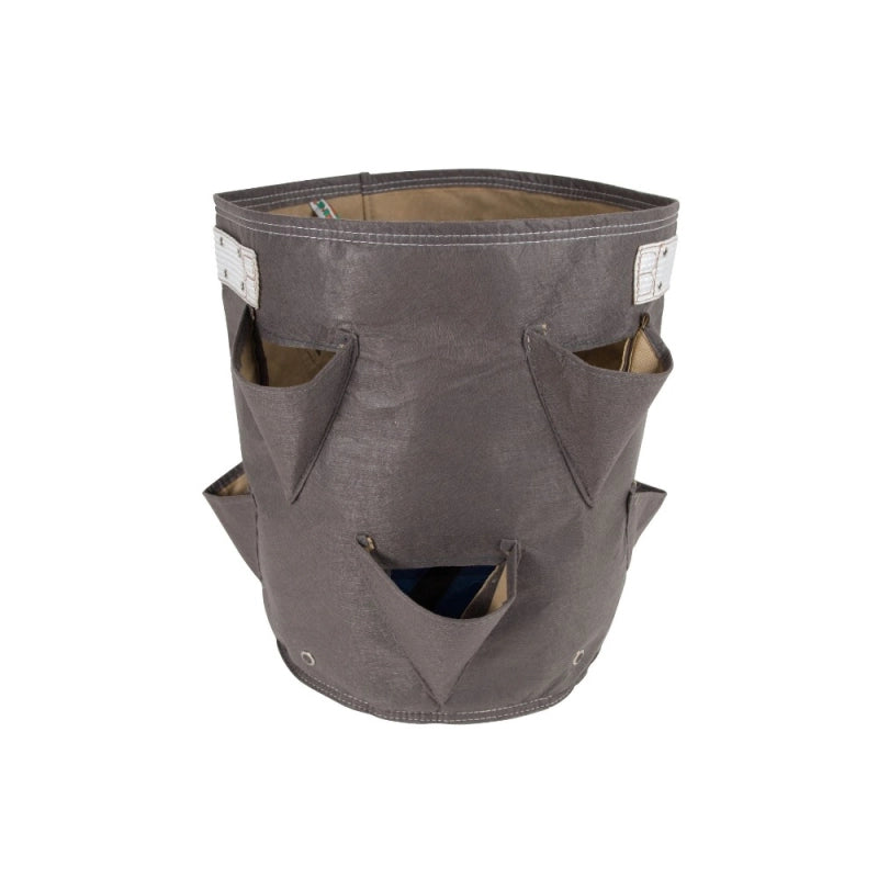 Vaso per Fragole in tessuto BloemBagz, da 35 litri, colore grigio