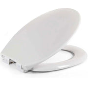 Copriwater Universale Copri WC Coprivaso Chiusura Lenta Sedile Bianco 37x44 cm