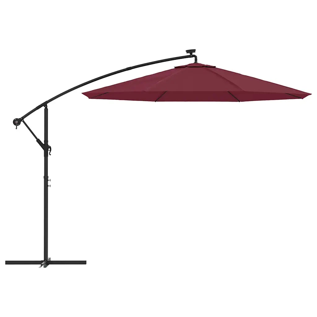 Telo di Ricambio per Ombrellone a Sbalzo Rosso Bord¨° 300 cm CFW7338637