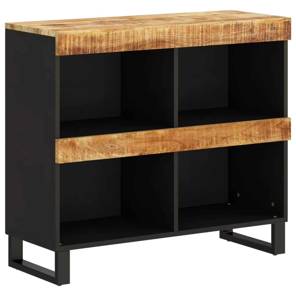 Credenza | Madia | Buffet da pranzo | Armadio da pranzo 85x33x75 cm in Legno Massello di Mango