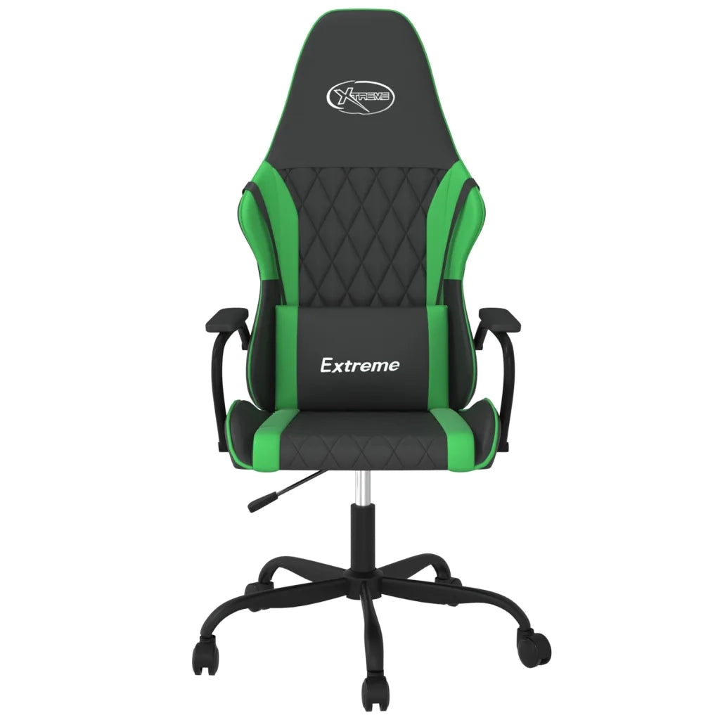Sedia da Gaming | Sedia da e-sports Nera e Verde in Similpelle