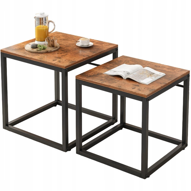Tavolino da Salotto Marrone 50x50x50,5 cm Ideale per Soggiorno